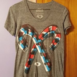 Clandestine Candy Cane tshirt